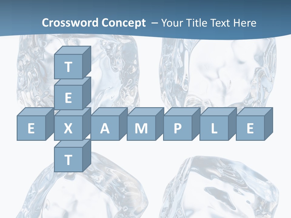 Drip Clear Square PowerPoint Template