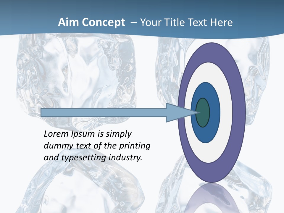 Drip Clear Square PowerPoint Template