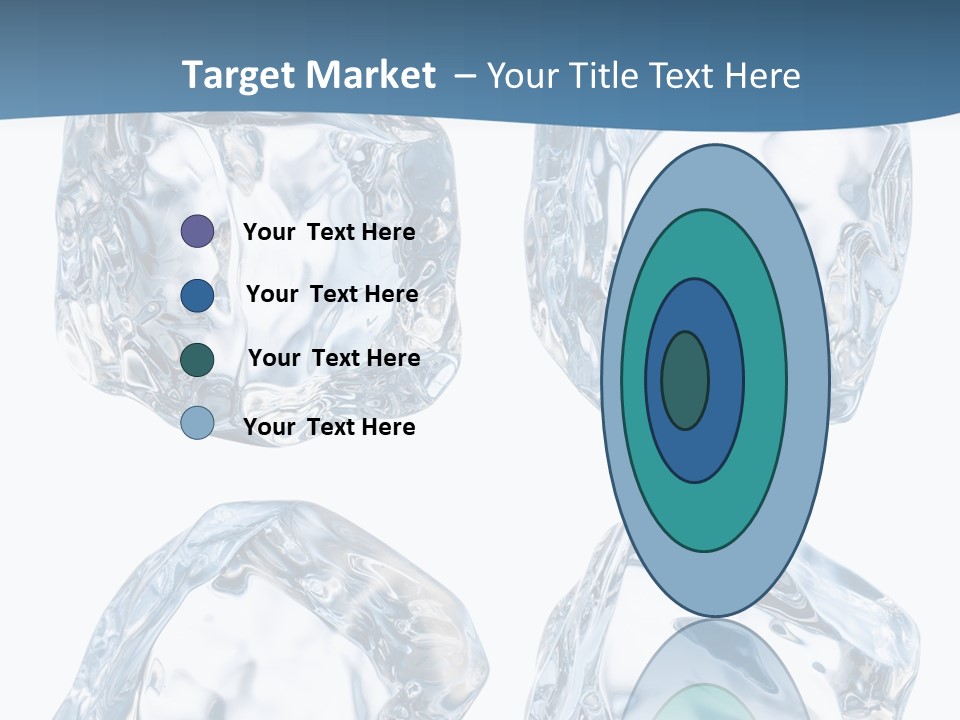 Drip Clear Square PowerPoint Template