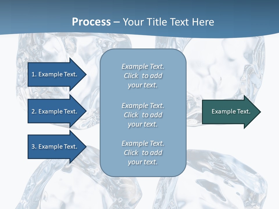 Drip Clear Square PowerPoint Template