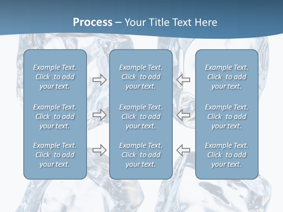 Drip Clear Square PowerPoint Template