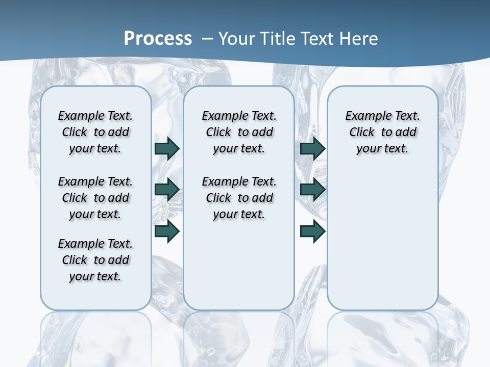 Drip Clear Square PowerPoint Template