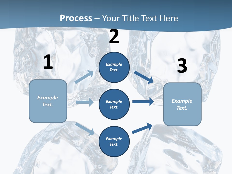 Drip Clear Square PowerPoint Template