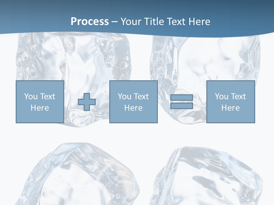 Drip Clear Square PowerPoint Template
