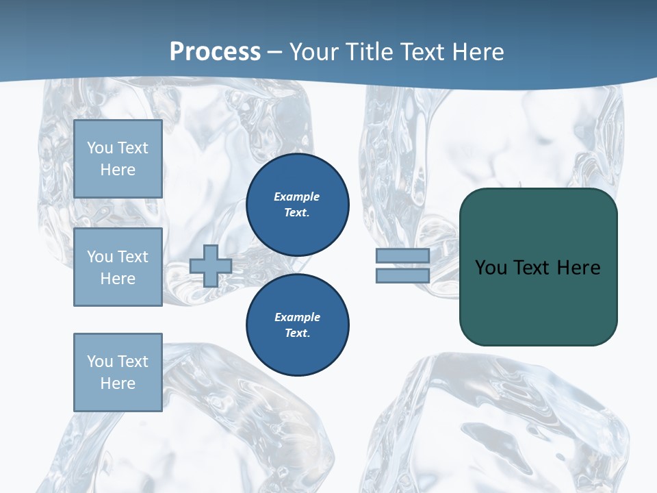 Drip Clear Square PowerPoint Template