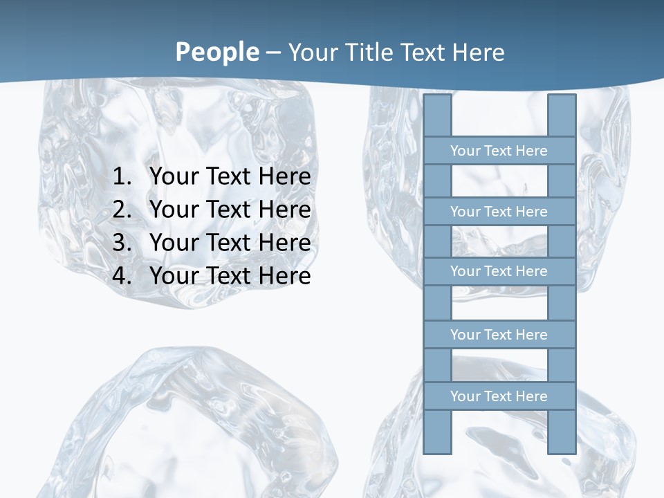 Drip Clear Square PowerPoint Template