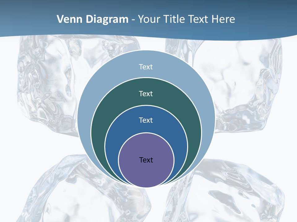 Drip Clear Square PowerPoint Template