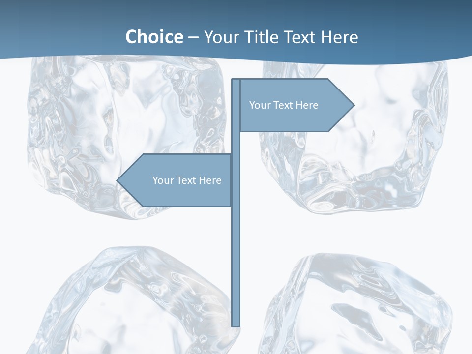 Drip Clear Square PowerPoint Template