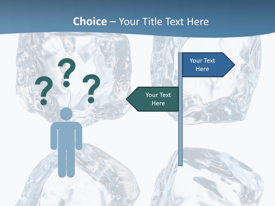Drip Clear Square PowerPoint Template