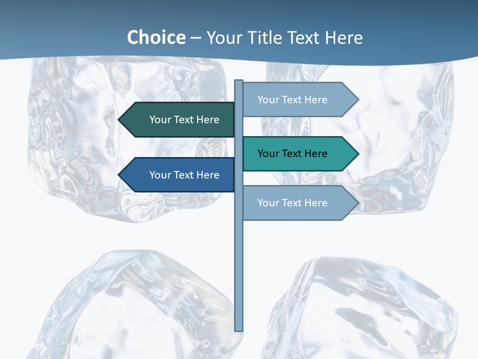 Drip Clear Square PowerPoint Template