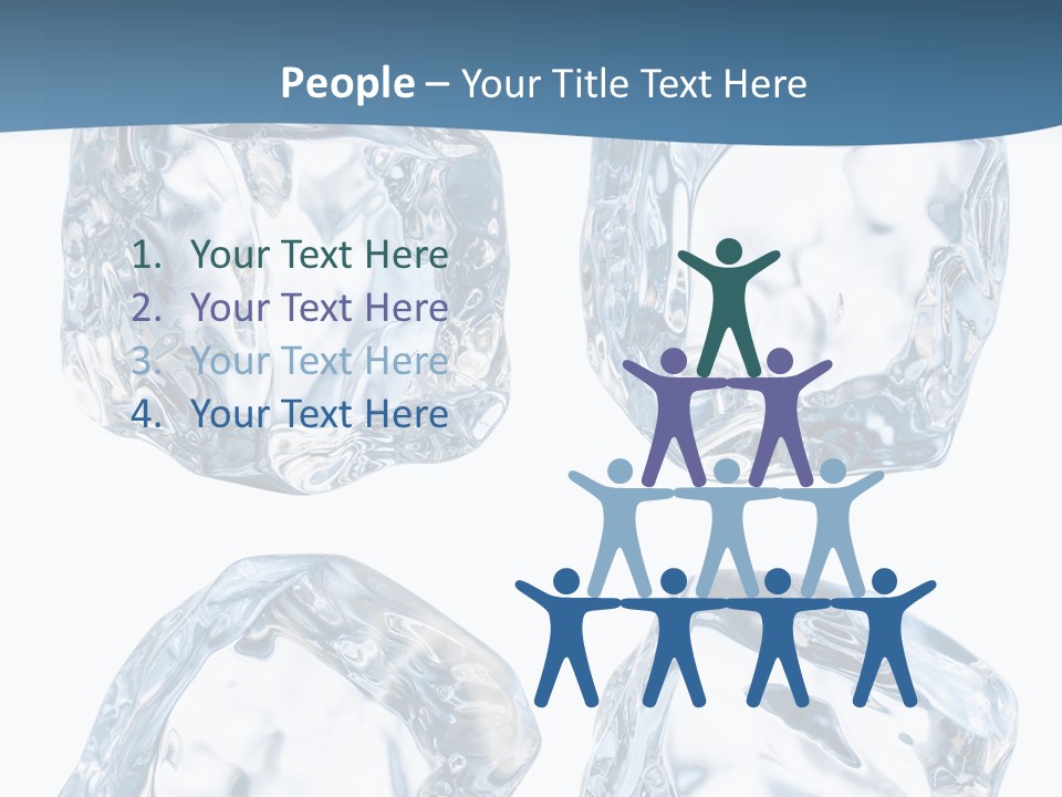 Drip Clear Square PowerPoint Template