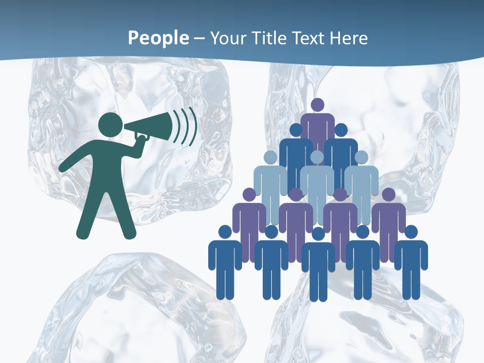 Drip Clear Square PowerPoint Template