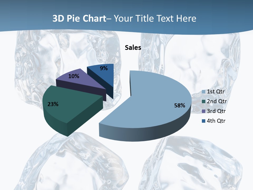 Drip Clear Square PowerPoint Template