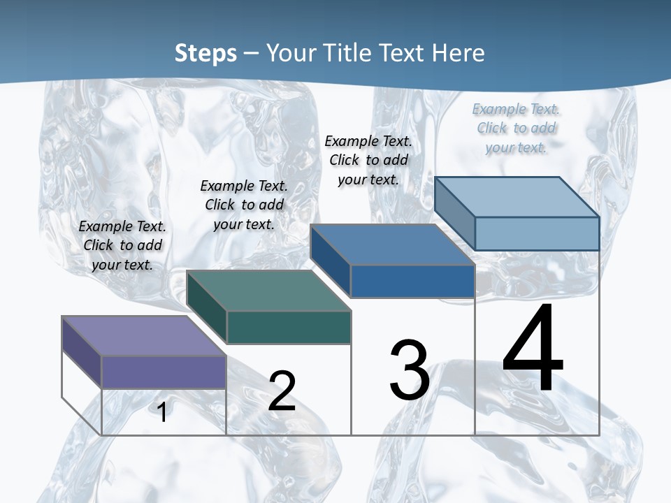 Drip Clear Square PowerPoint Template
