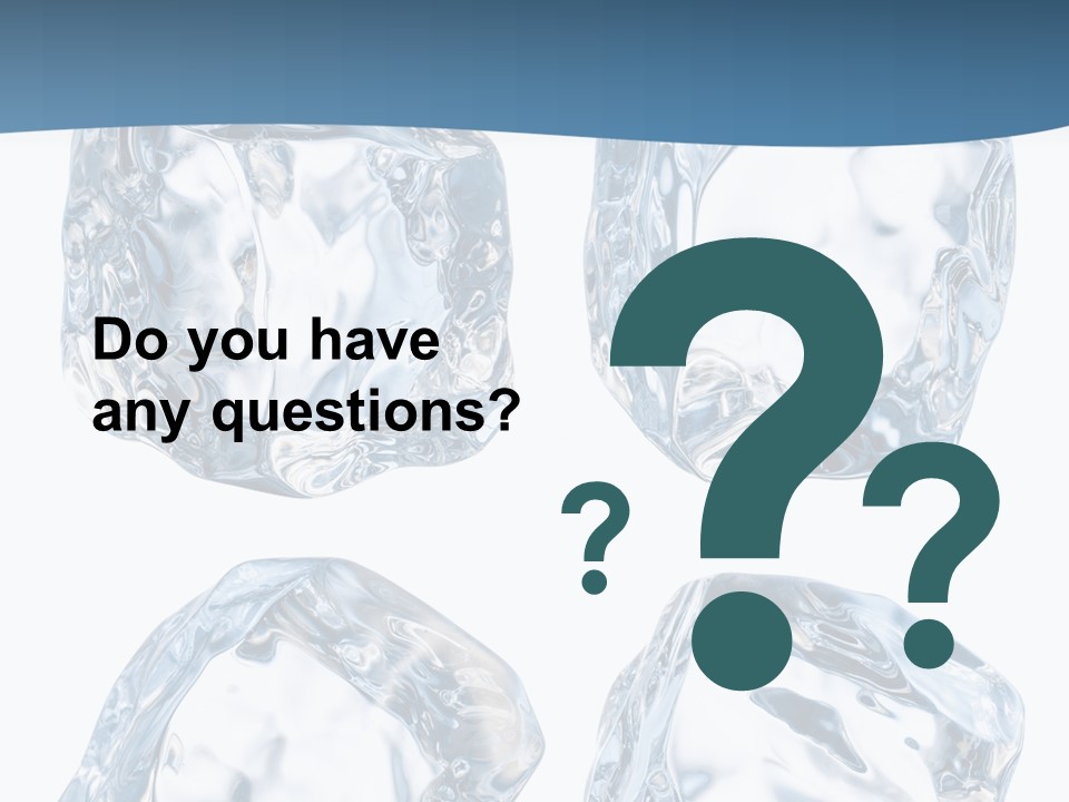 Drip Clear Square PowerPoint Template