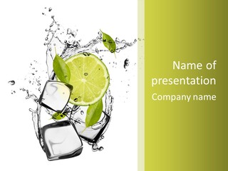 Stack Refrigerate Splash PowerPoint Template