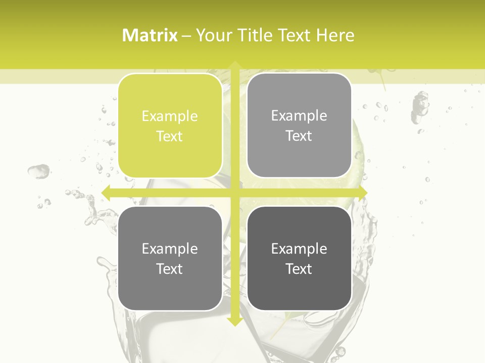 Stack Refrigerate Splash PowerPoint Template