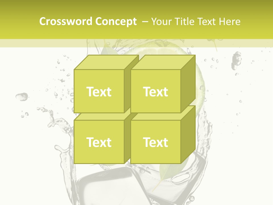 Stack Refrigerate Splash PowerPoint Template