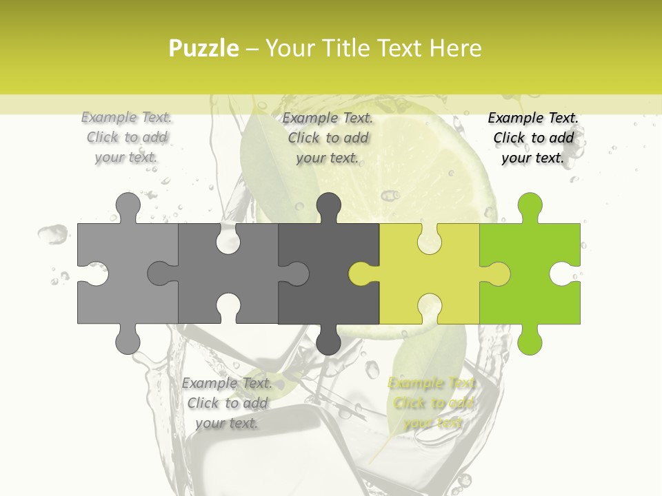 Stack Refrigerate Splash PowerPoint Template