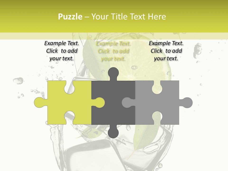 Stack Refrigerate Splash PowerPoint Template