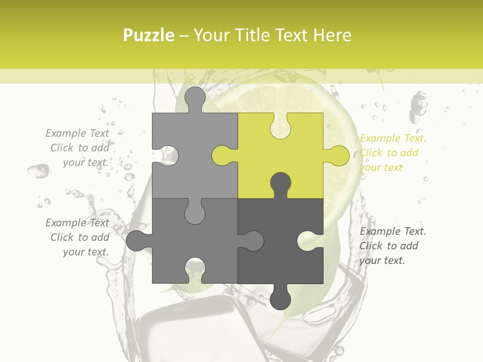 Stack Refrigerate Splash PowerPoint Template