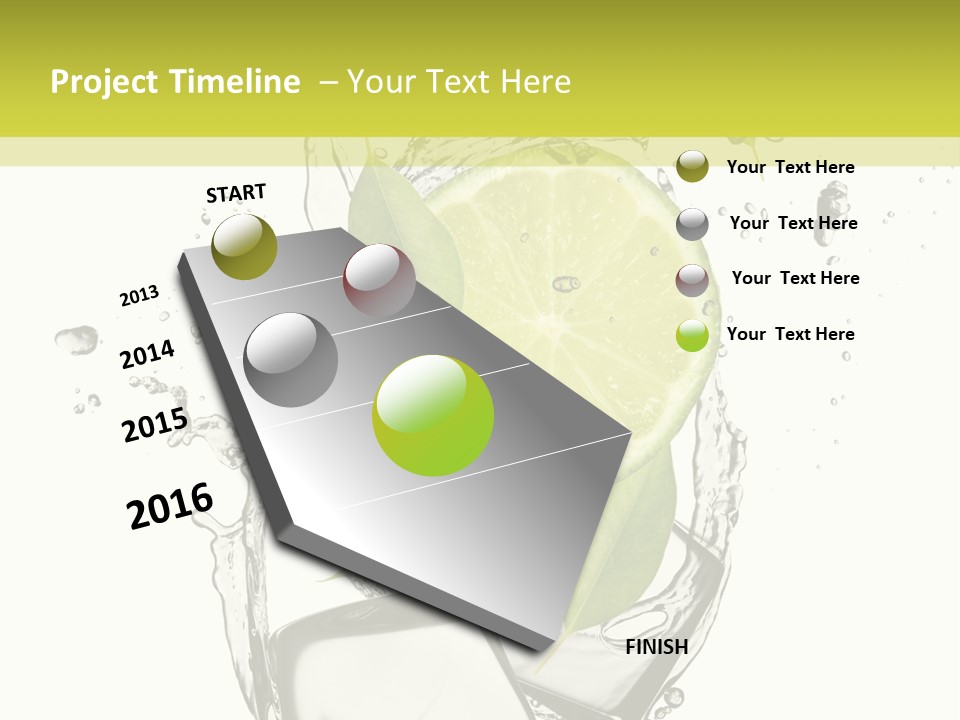 Stack Refrigerate Splash PowerPoint Template