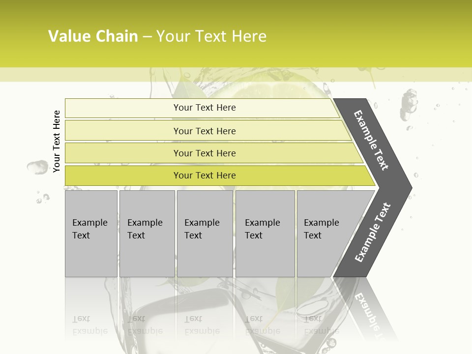 Stack Refrigerate Splash PowerPoint Template