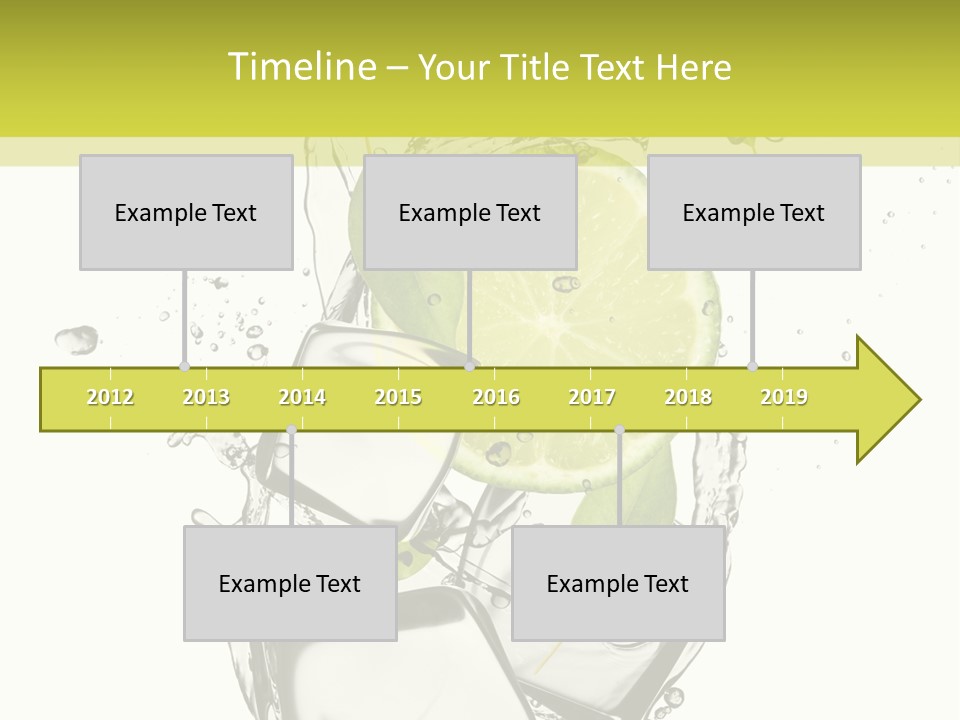 Stack Refrigerate Splash PowerPoint Template