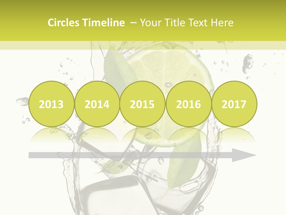 Stack Refrigerate Splash PowerPoint Template