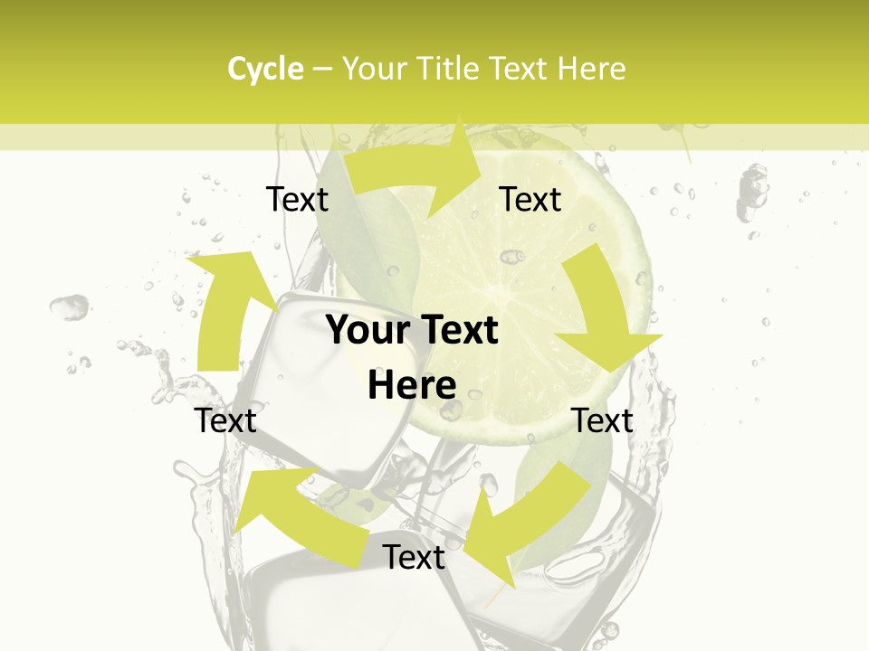 Stack Refrigerate Splash PowerPoint Template