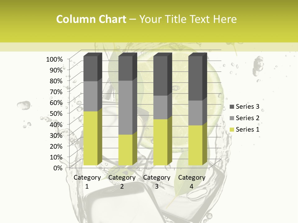 Stack Refrigerate Splash PowerPoint Template