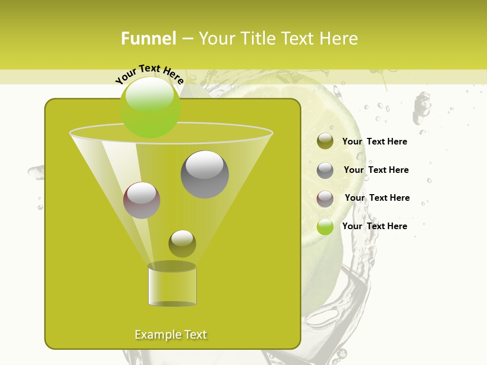 Stack Refrigerate Splash PowerPoint Template