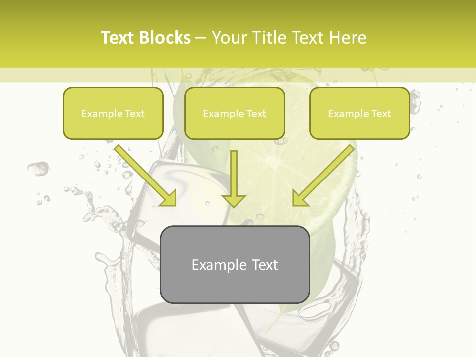 Stack Refrigerate Splash PowerPoint Template