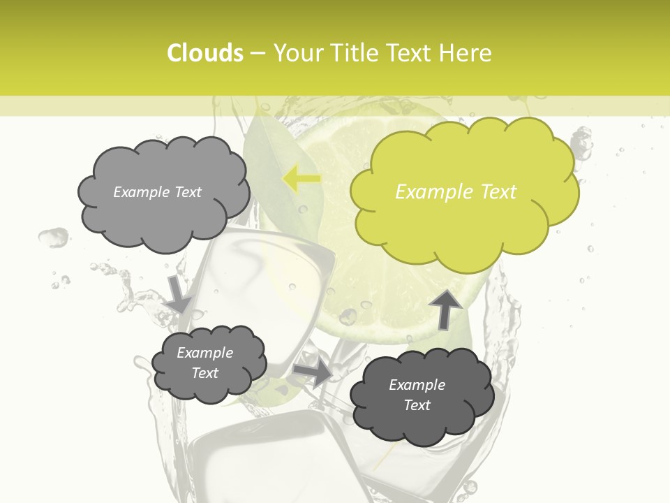 Stack Refrigerate Splash PowerPoint Template