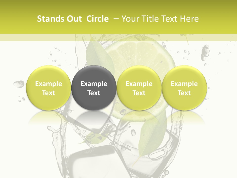 Stack Refrigerate Splash PowerPoint Template