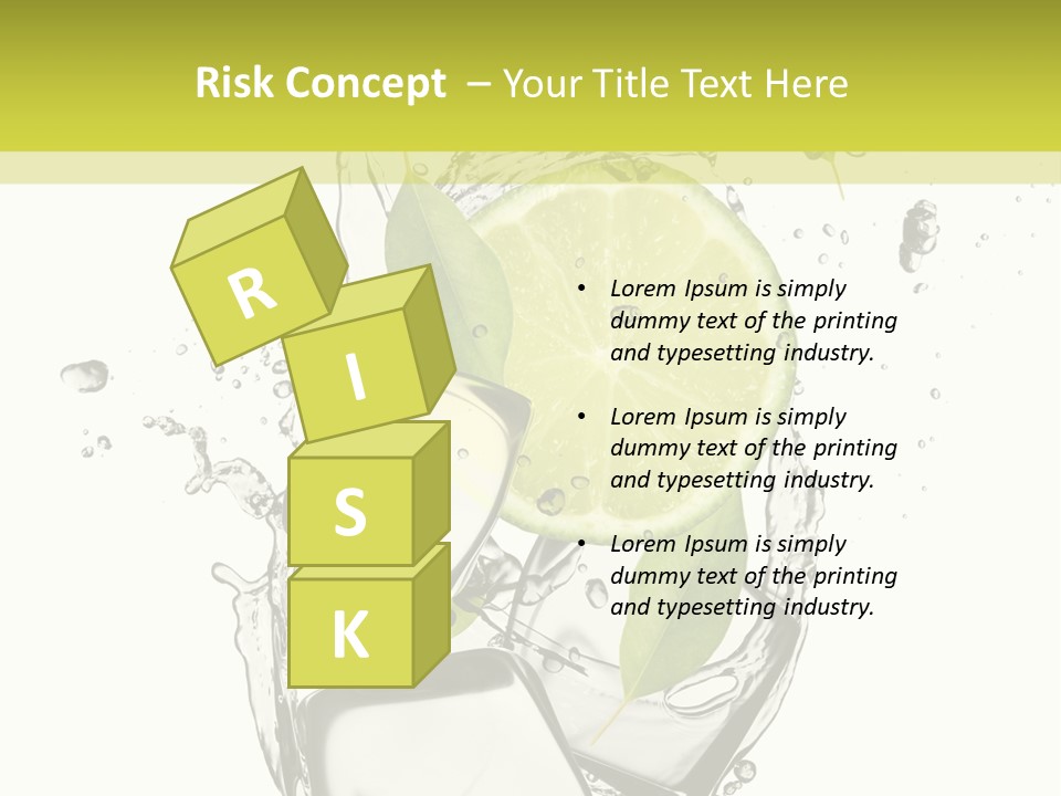 Stack Refrigerate Splash PowerPoint Template