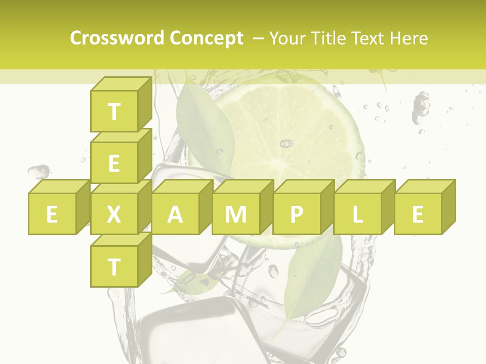 Stack Refrigerate Splash PowerPoint Template