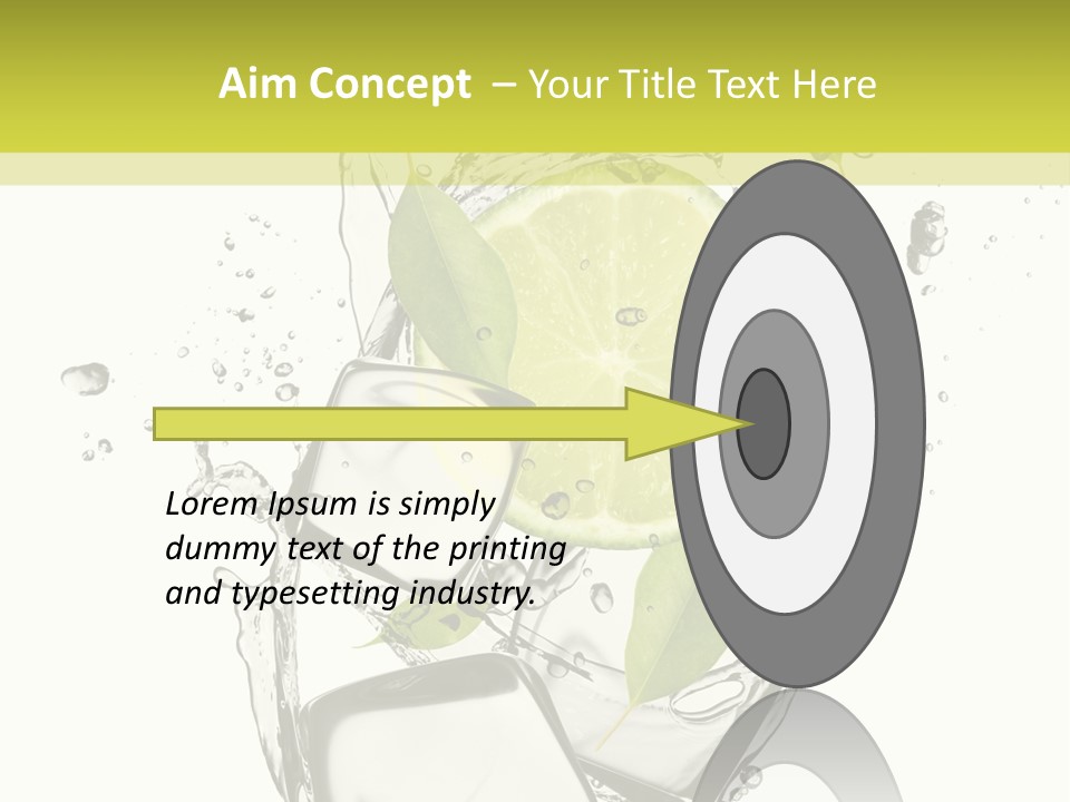 Stack Refrigerate Splash PowerPoint Template