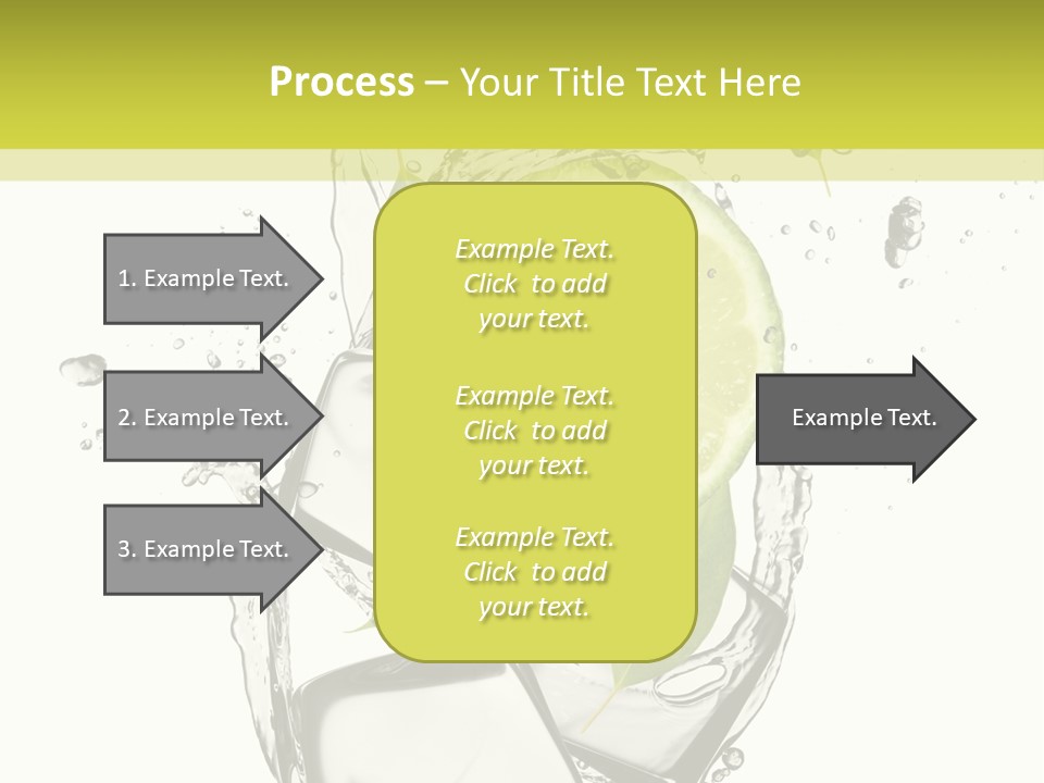 Stack Refrigerate Splash PowerPoint Template