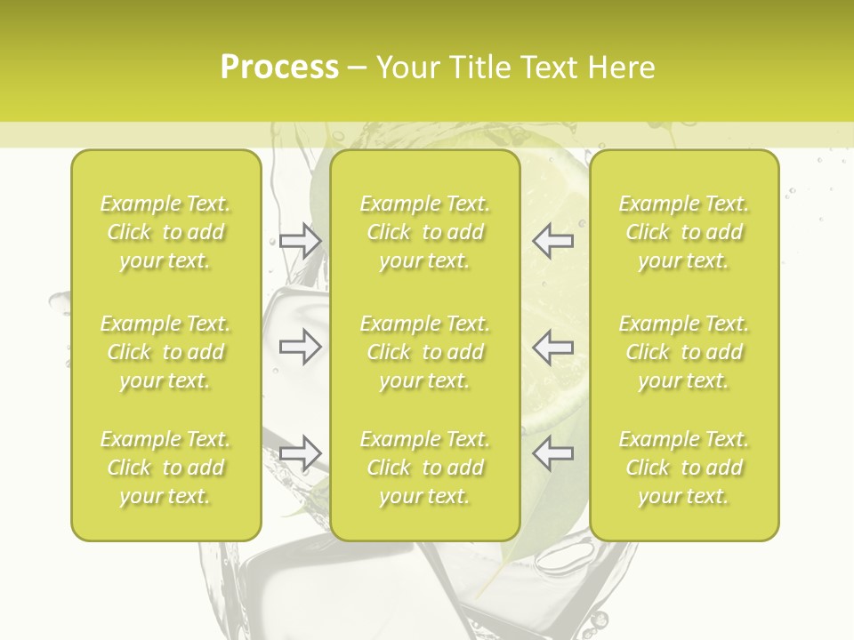 Stack Refrigerate Splash PowerPoint Template
