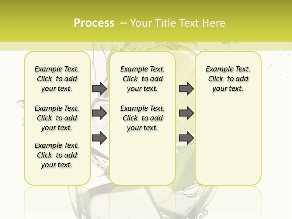 Stack Refrigerate Splash PowerPoint Template