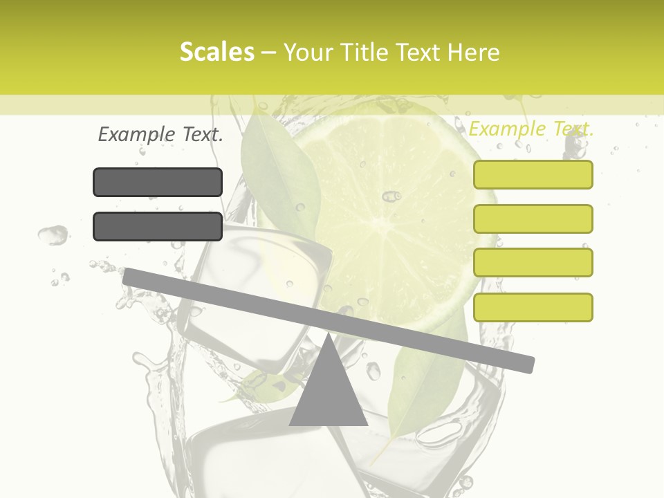 Stack Refrigerate Splash PowerPoint Template