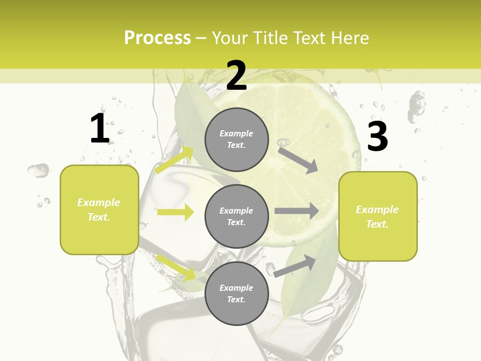 Stack Refrigerate Splash PowerPoint Template