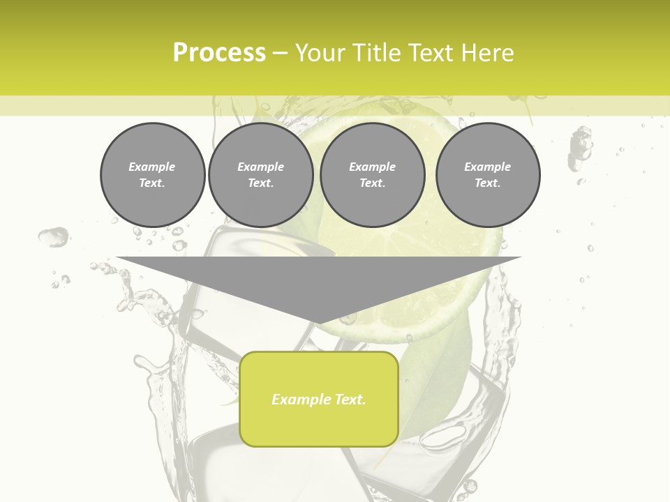 Stack Refrigerate Splash PowerPoint Template