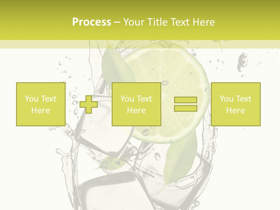 Stack Refrigerate Splash PowerPoint Template