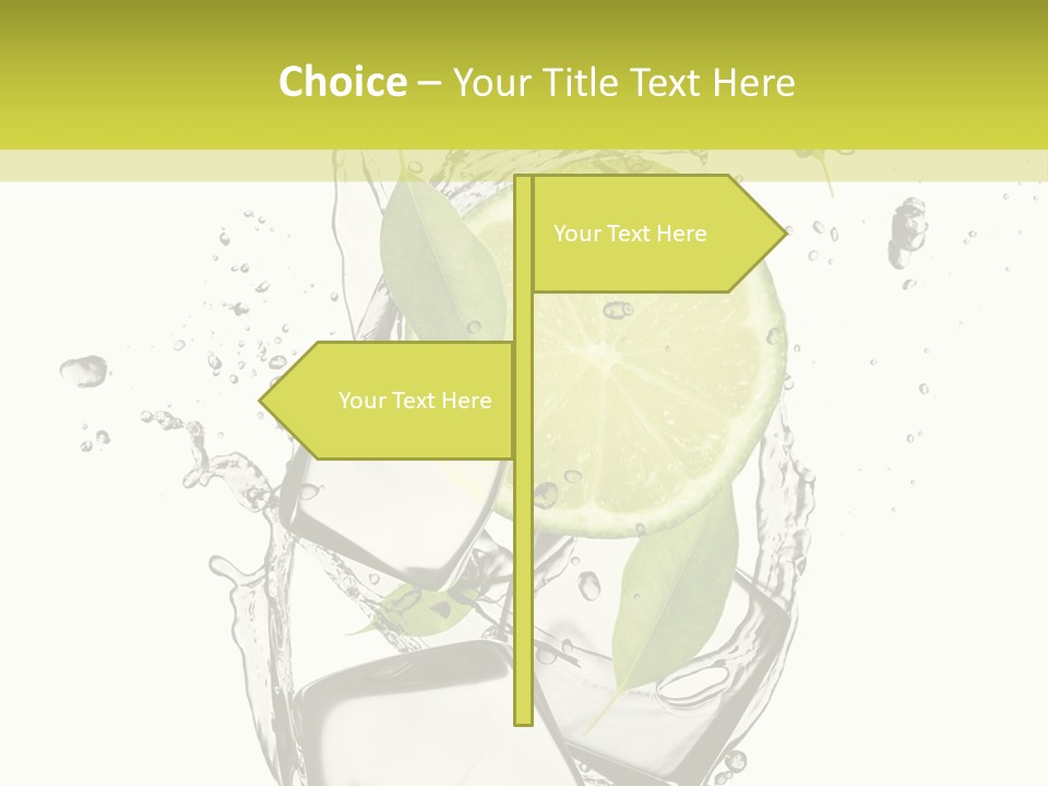 Stack Refrigerate Splash PowerPoint Template