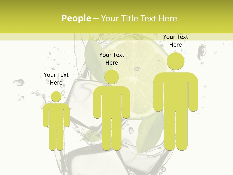 Stack Refrigerate Splash PowerPoint Template