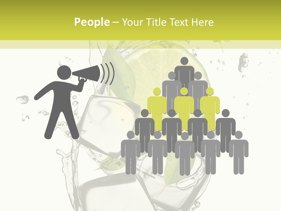 Stack Refrigerate Splash PowerPoint Template