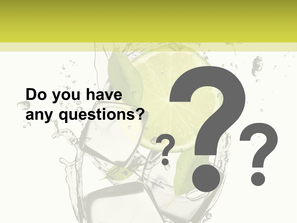 Stack Refrigerate Splash PowerPoint Template