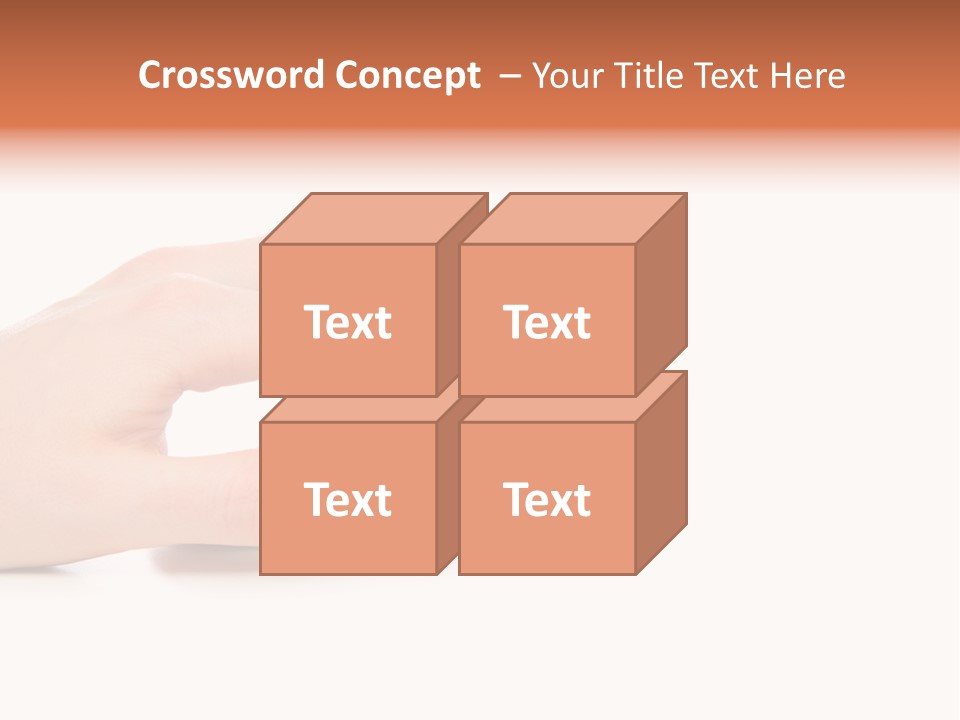 Connection Push Cable PowerPoint Template
